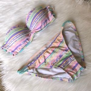 ‼️BLOWOUT SALE‼️5/$25 Pastel Strapless Bikini